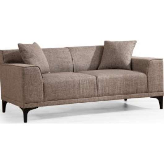 Petra 2-sits soffa - Brun