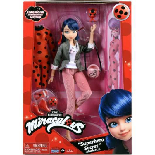 Playmates - Miraculous Marinette Ladybug docka