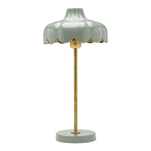PR Home - Wells Bordslampa 50 cm Vit/Guld