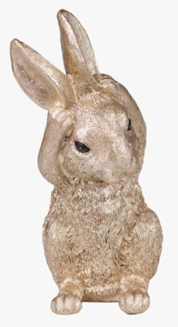 Rabbit no hear dekoration guld