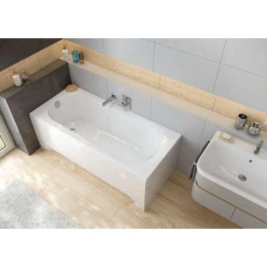 Rektangulärt badkar för inbyggnad - Idea - 70x140 cm 155 l - Rektangulära badkar