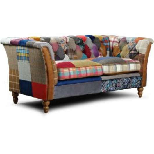 Ruthin 2-sits soffa - Patchwork - 2-sits soffor