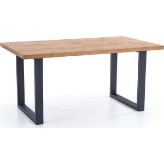 Sauber matbord 160-250 cm - Ek/svart