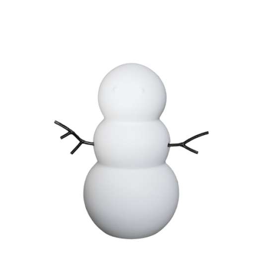 Snowman Snögubbe L Ø15x16,5 cm Keramik Vit