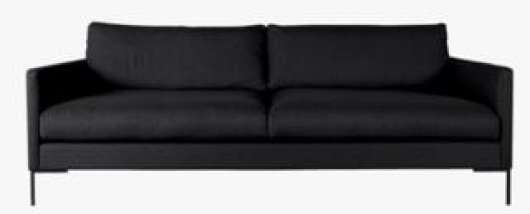 Sofia 3-sits soffa svart