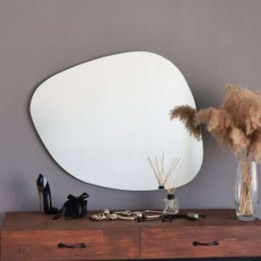 Soho spegel 75x58 cm - Svart - Väggspeglar & hallspeglar, Speglar