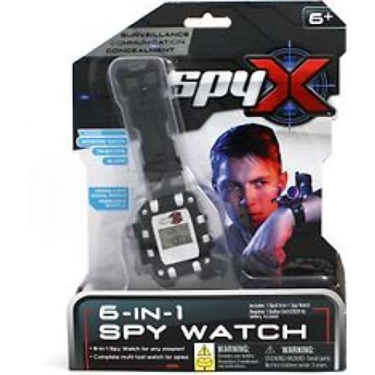 Spyx - SpyX 6-i-1 Spy Watch spionklocka - snabb leverans