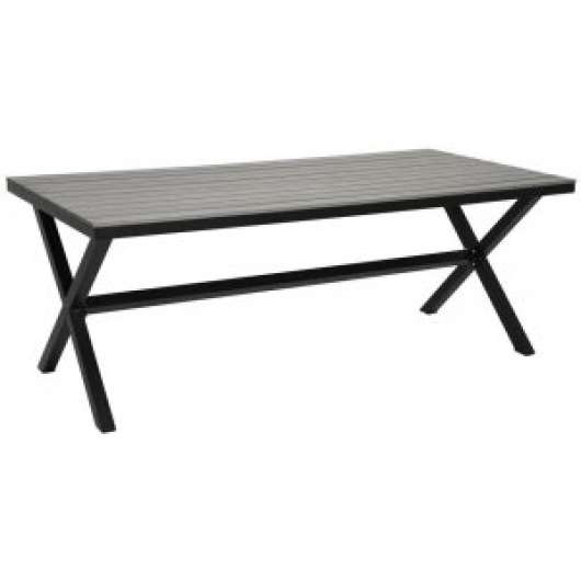 Stokke matbord 200 cm /svart + Möbelvårdskit för textilier - Utematbord