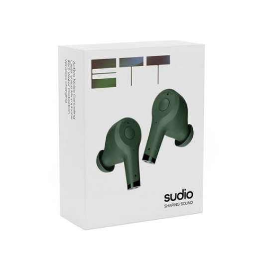 Sudio - - Ett anc true wireless in-ear grön mic