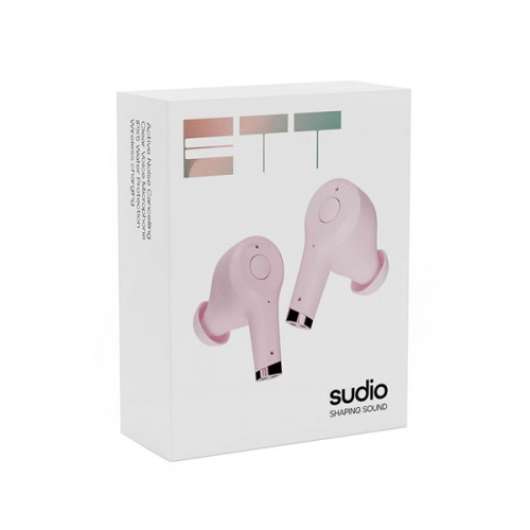 Sudio - - Ett anc true wireless in-ear rosa mic - FRI frakt