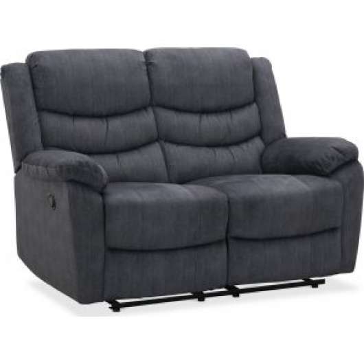 Tampa manuell 2-sits reclinersoffa tyg - Biosoffor & Reclinersoffor