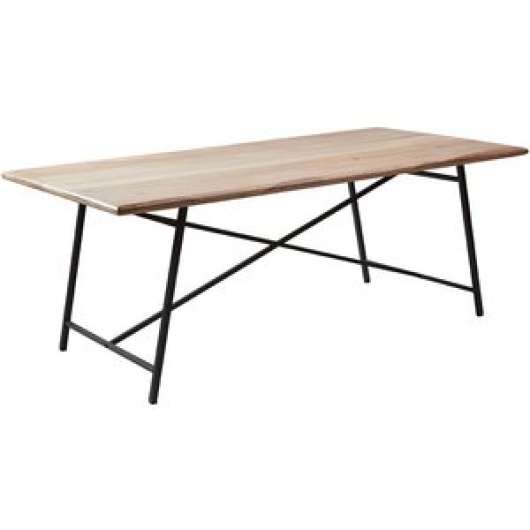 Tessa matbord 200 x 100 cm - Trä/svart