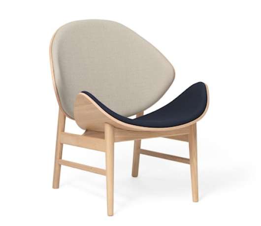 The Orange Lounge Chair Grey/Navy Blue Vitoljad Ek