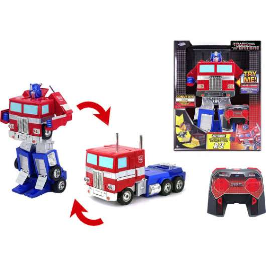 Transformers - Transformerande Optimus Prime fjärrkontroll - FRI frakt