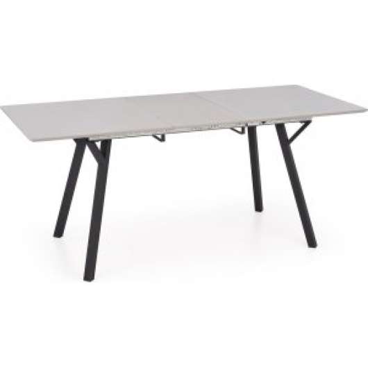 Valarauk matbord 140-180 x 80 cm - Ljusgrå/svart - Övriga matbord, Matbord, Bord