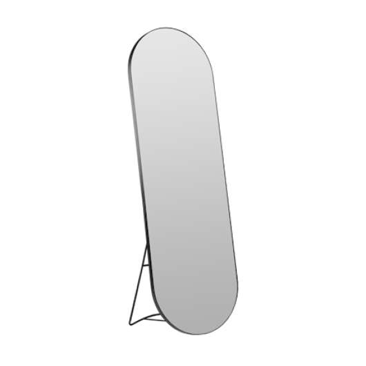 Vasto Spegel 170x55 cm Svart
