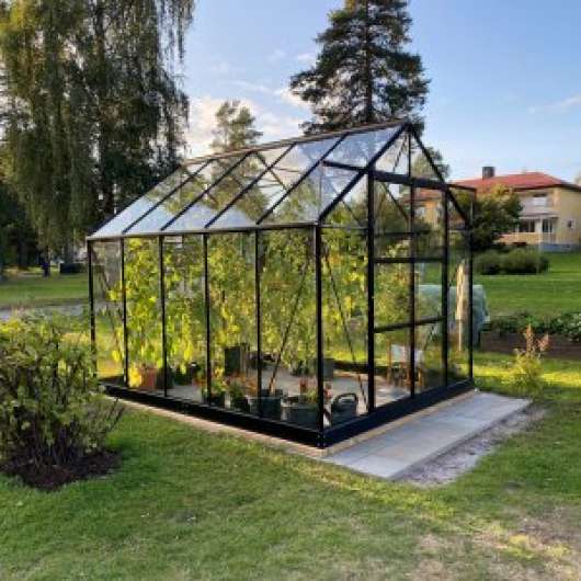 Växthus 8m² - Härdat glas