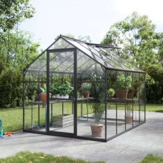 Växthus Titan - 5,8 m² + Växthusbord - Fristående växthus, Växthus