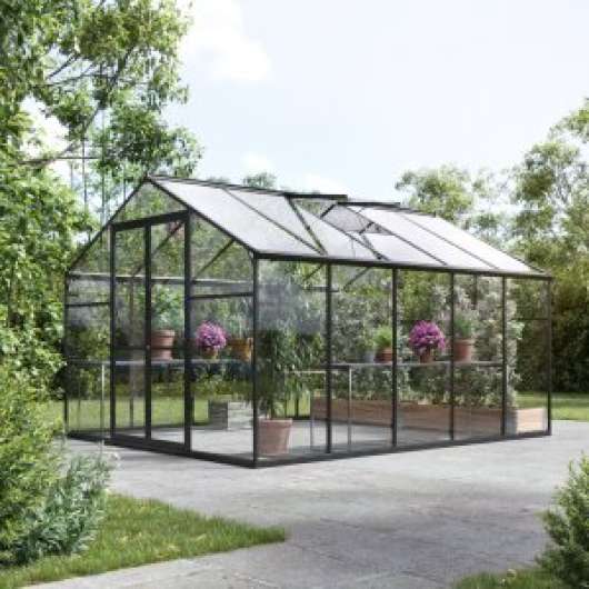 Växthus Titan - 7,7 m² + Växthusbord - Fristående växthus, Växthus