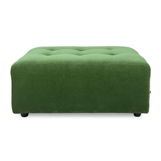 Vint couch: element Fotpall Grön