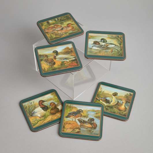 Vintage - Coasters med Andmotiv