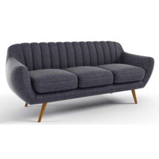 Visby 3-sits soffa - Inari 96 svart