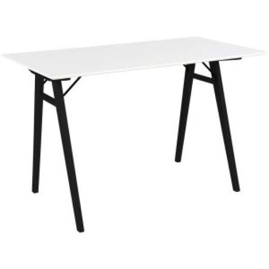 Vojens Skrivbord 120x60 cm - Vit/svart - Övriga kontorsbord & skrivbord, Skrivbord, Kontorsmöbler