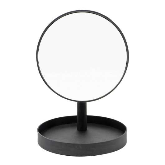 Wirew - Magnify Mirror Bordsspegel med bricka 25 cm Mörk Ek
