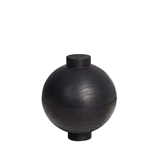Wooden sphere svart