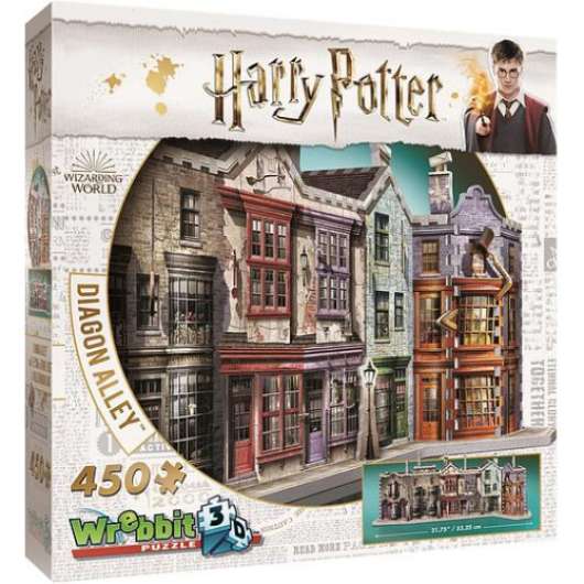 Wrebbit - 3D-Pussel Harry Potter Diagong Alley 450 Bitar