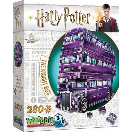 Wrebbit - 3D-Pussel Harry Potter Nattbussen 280 Bitar
